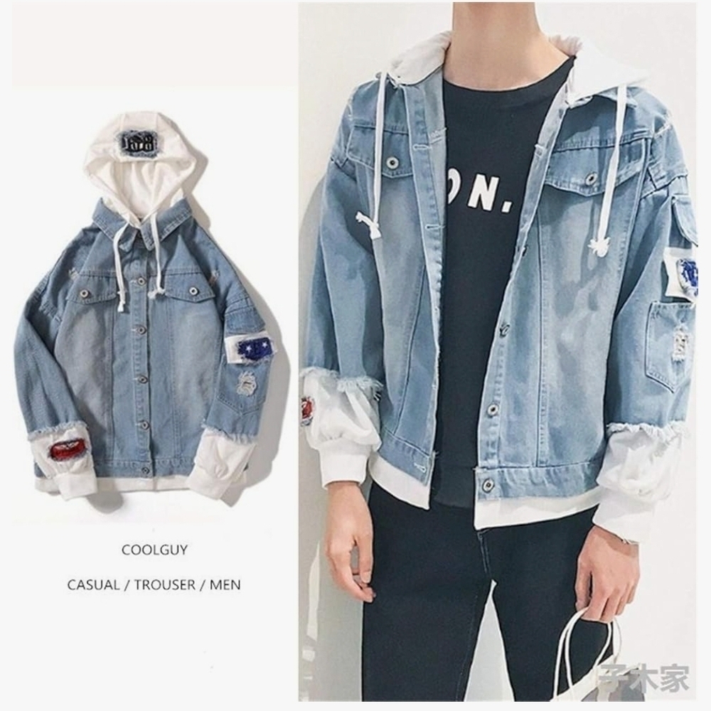 Xxxtentation. Hooded Denim Jacket Unixe.